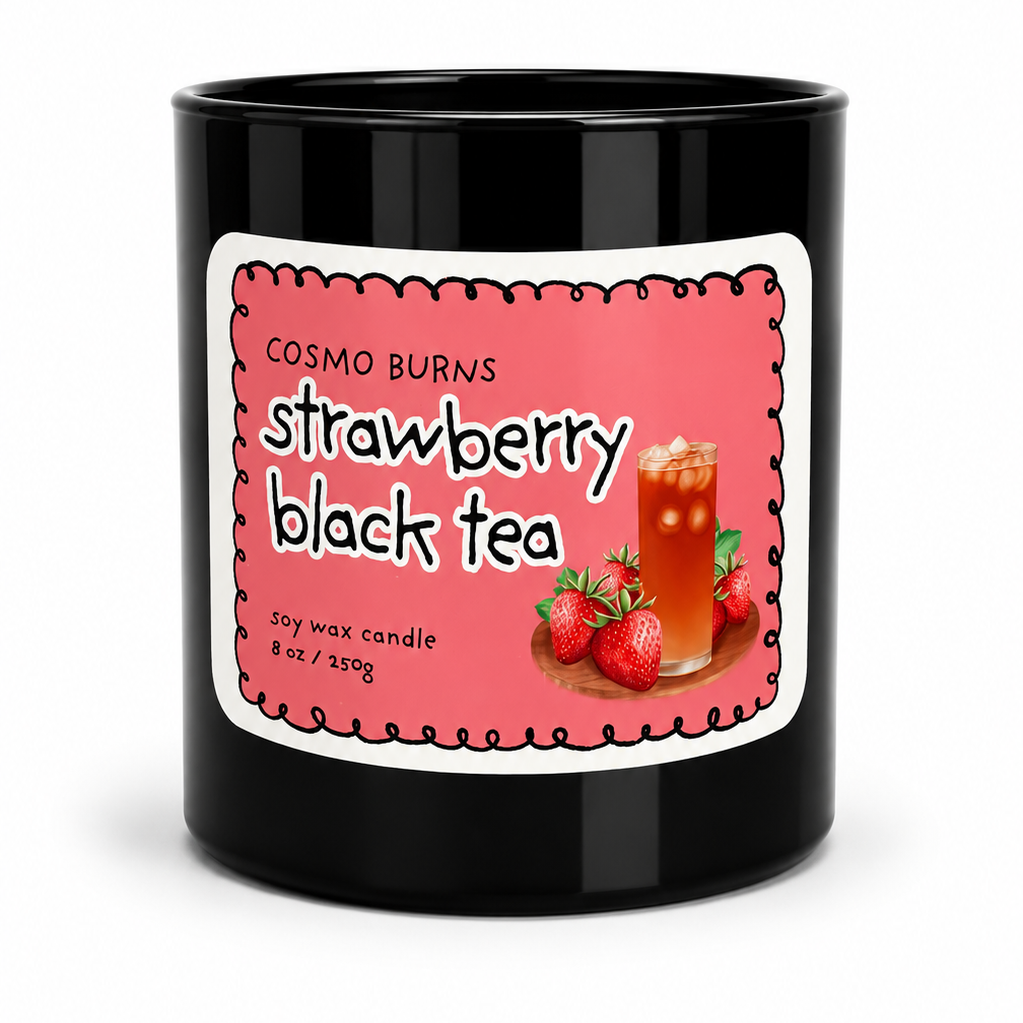 Strawberry Black Tea Candle